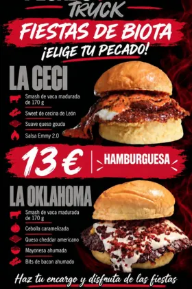 Biota celebra sus fiestas con un 'tardeo burguer' el 26 de septiembre