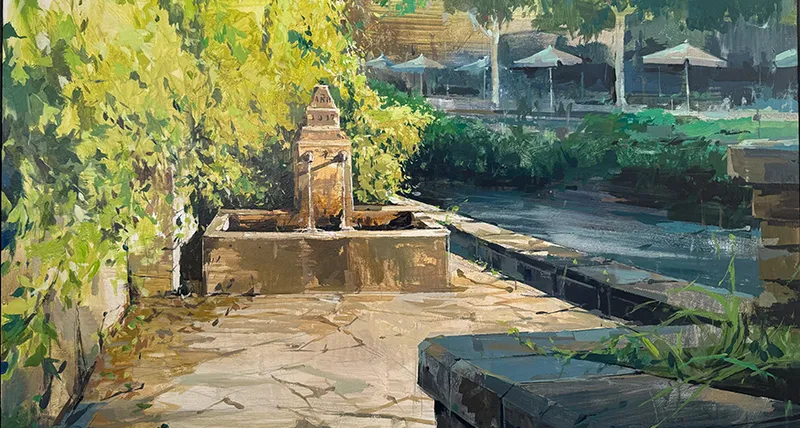 Miguel Repollés gana el XXII Concurso de Pintura Rápida Villa de Trillo