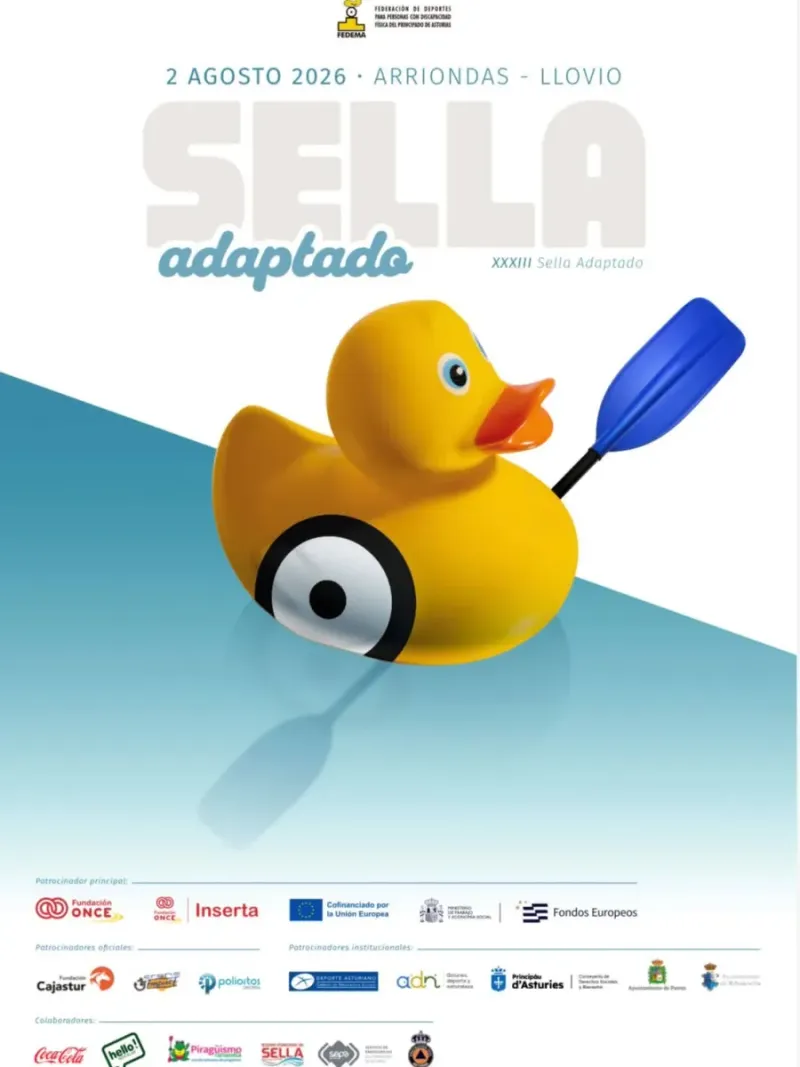 El XXXIII Descenso del Sella Adaptado invita a la participación inclusiva en piragüismo