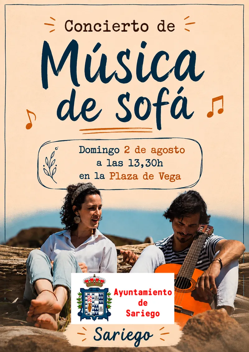 Sariego celebra el verano con conciertos gratuitos en la Plaza de Vega