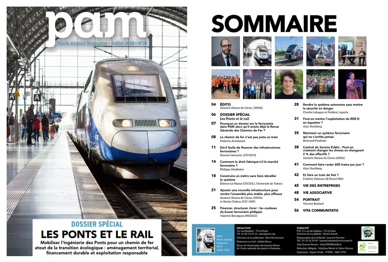 La revista PAM de Ponts Alumni estrena su último número sobre "Los Puentes y el ferrocarril"