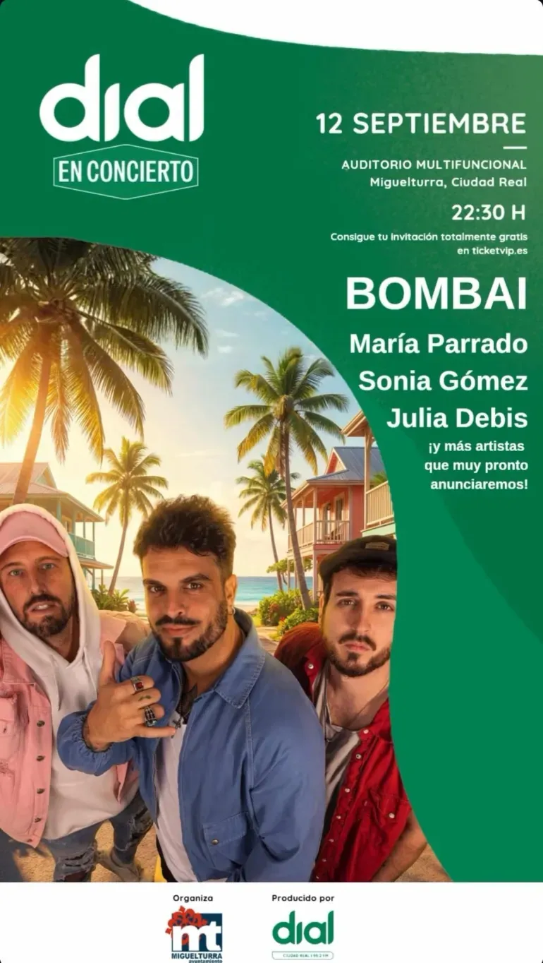 Miguelturra acogerá el concierto gratuito 'Dial en Concierto' con artistas pop nacionales