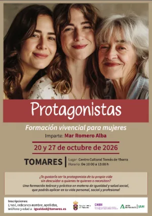 Tomares ofrece formación 'Protagonistas' para el autocuidado femenino