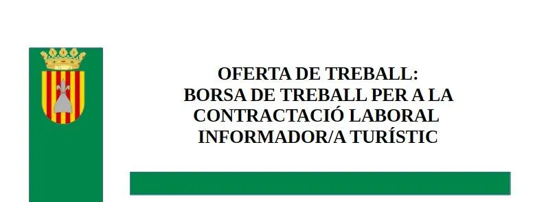 Forcall abre plazo para contratar un informador turístico y crear bolsa de empleo