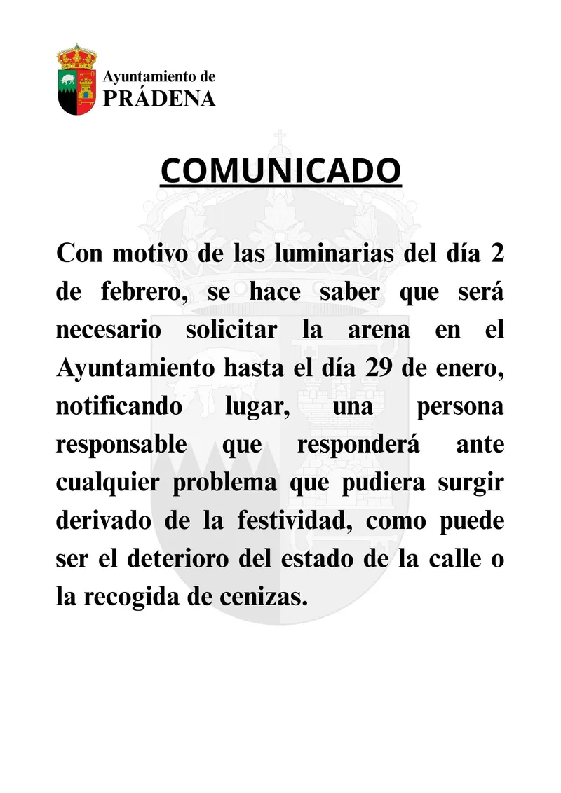 Prádena renueva su alumbrado público con tecnología LED