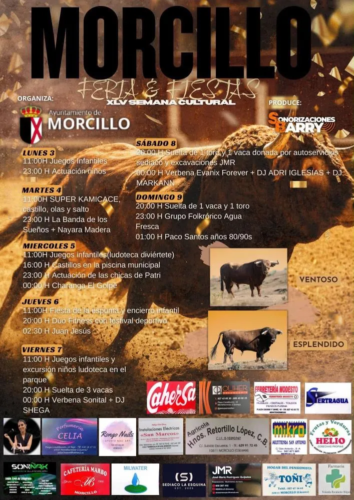 Morcillo anuncia las Fiestas del 2026 con fecha confirmada