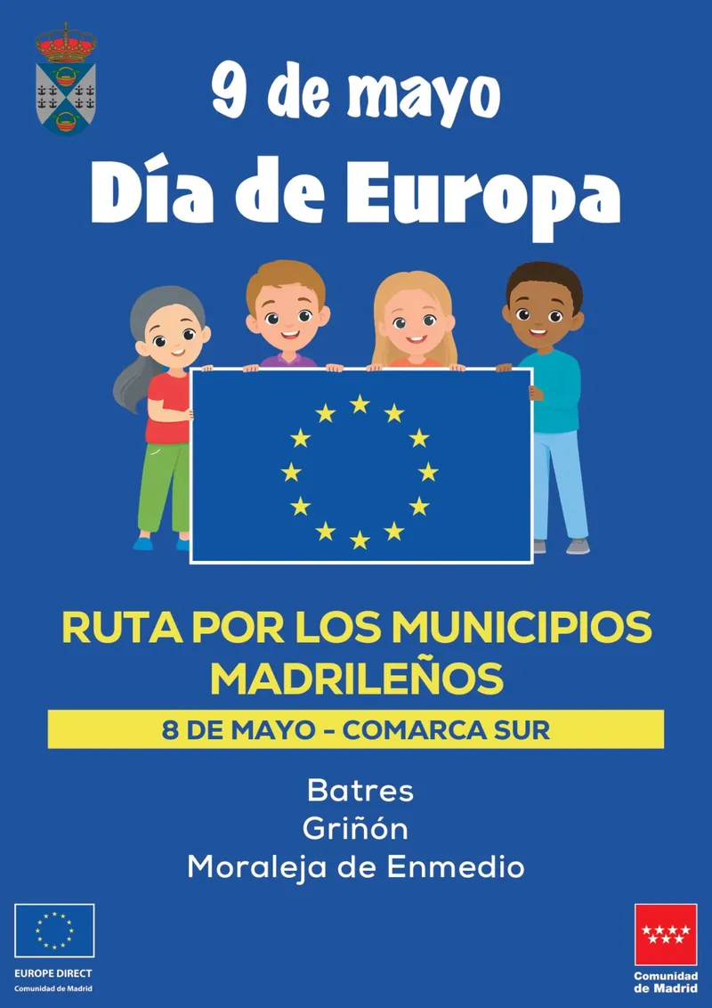 Batres acoge una carpa informativa sobre la Unión Europea con motivo del Día de Europa