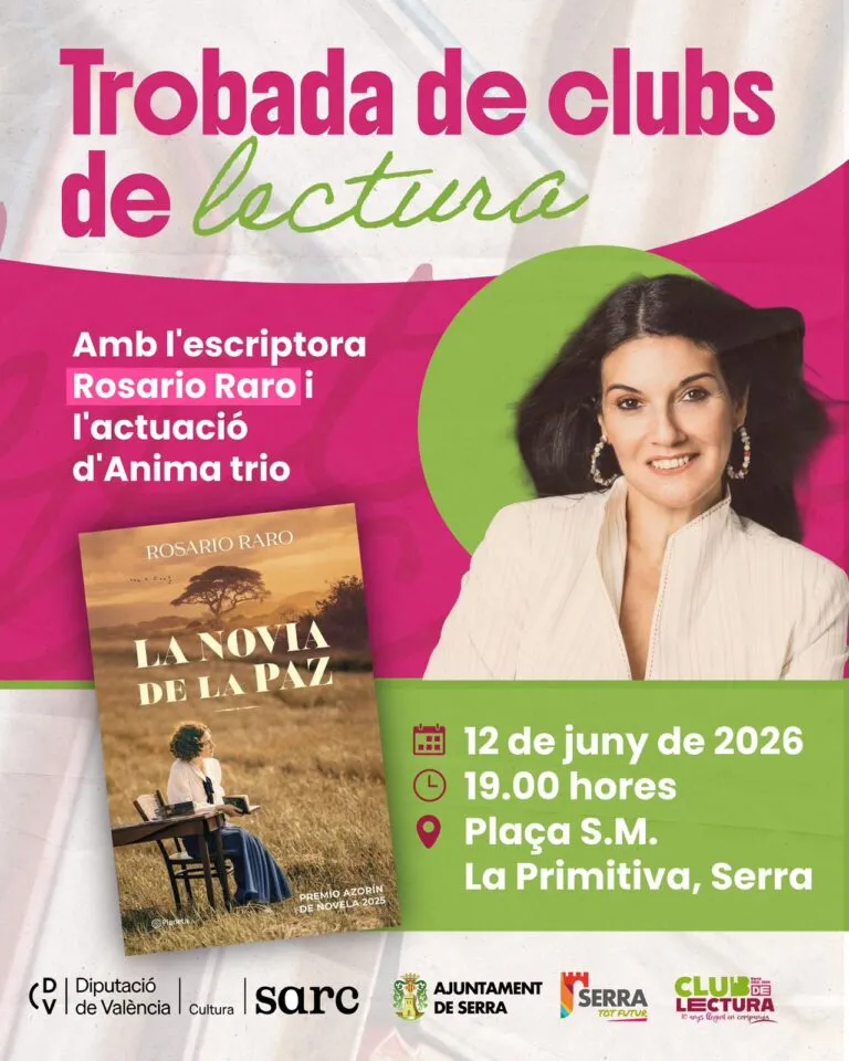 Serra celebra la Trobada de Clubs de Lectura con la escritora Rosario Raro