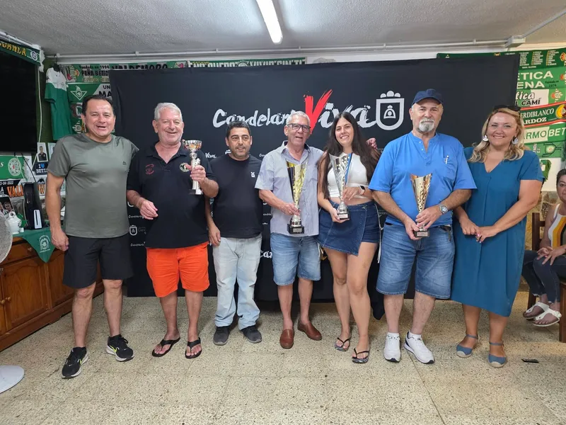 Candelaria celebra la final del 24º Torneo de Dominó con entrega de trofeos