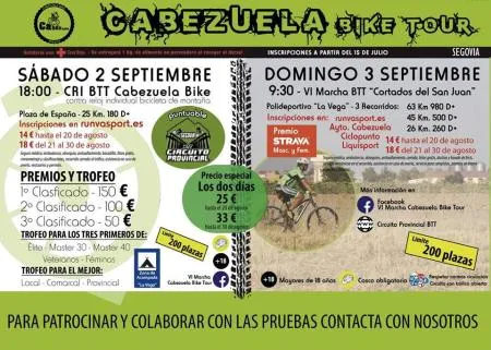 Cabezuela celebra sus fiestas patronales y eventos culturales de primavera y verano