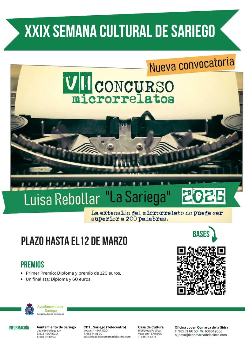 Sariego celebra la conclusión de sus concursos de fotografía y microrrelatos