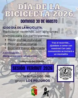Recas celebra el Día de la Bicicleta el 30 de agosto con música y vermut