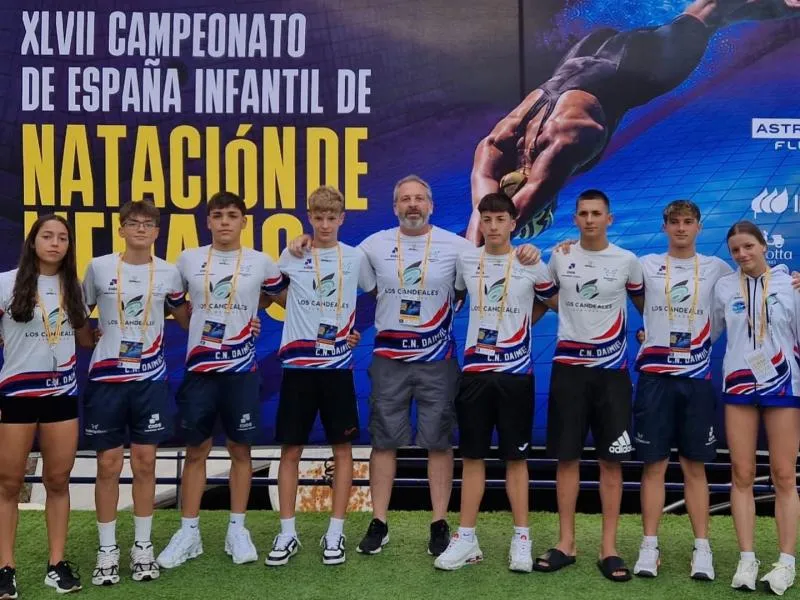 Ángel García-Capellana, campeón de España infantil en 50 metros libre