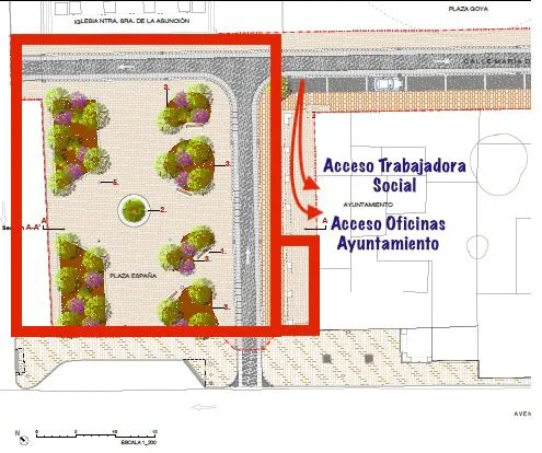 Quinto inicia la reforma integral de Plaza España con una inversión de casi medio millón de euros