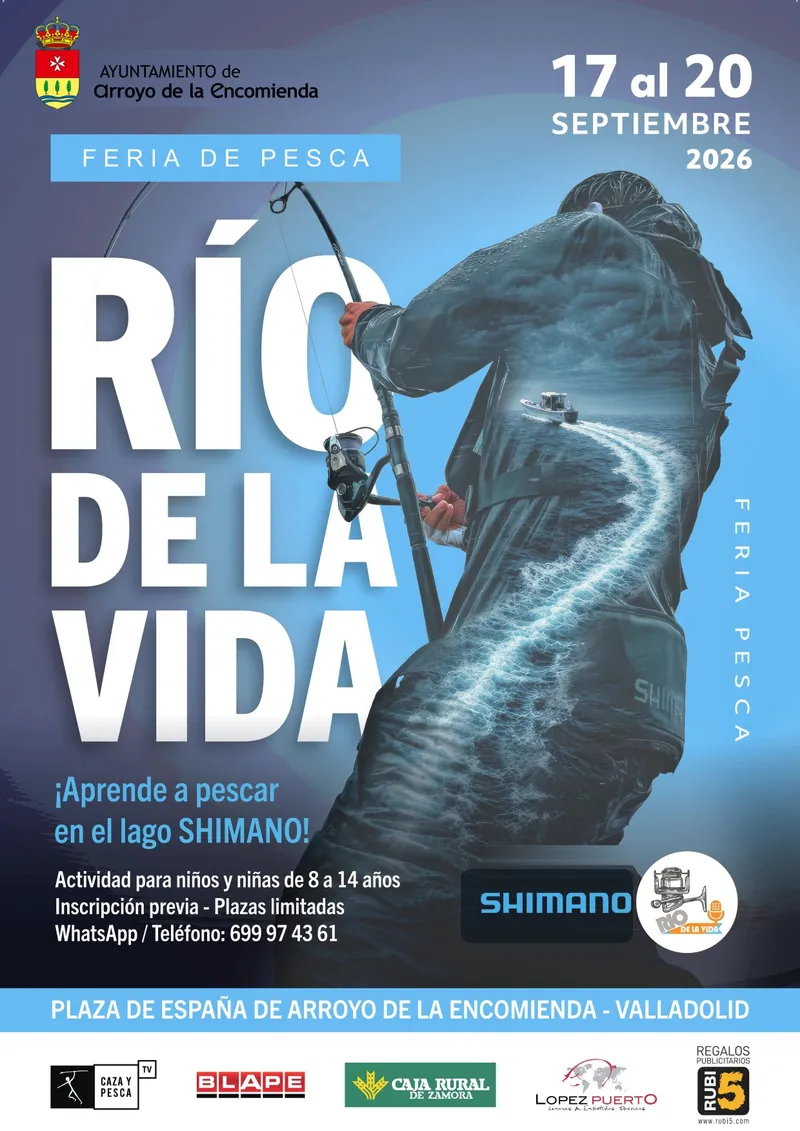 Arroyo de la Encomienda celebra la Feria de la Pesca 'Río de la Vida' para jóvenes