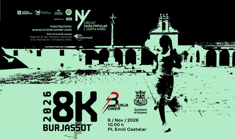 Burjassot abre inscripciones para la II 8k solidaria con Farmamundi