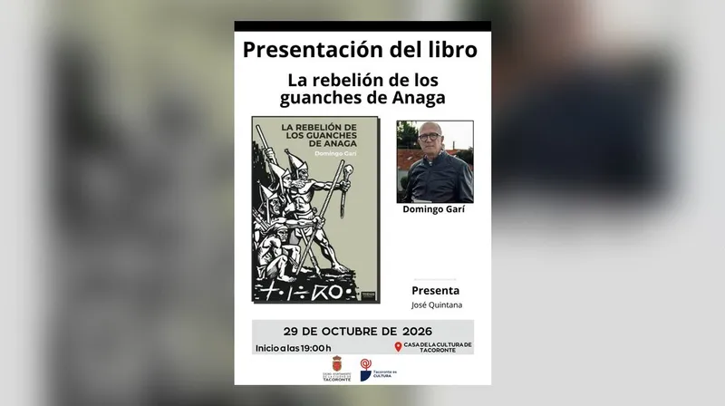 Presentación de "La rebelión de los guanches de Anaga" en la Casa de la Cultura