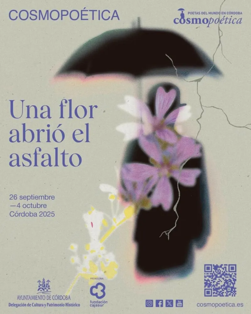 Cosmopoética 2025: Córdoba se viste de versos con 50 autores y 60 actividades