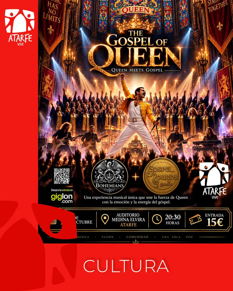Atarfe acoge 'The Gospel of Queen', un espectáculo que fusiona rock y góspel