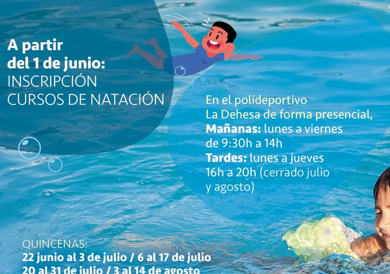 Alovera abre inscripciones para los cursos de natación de verano