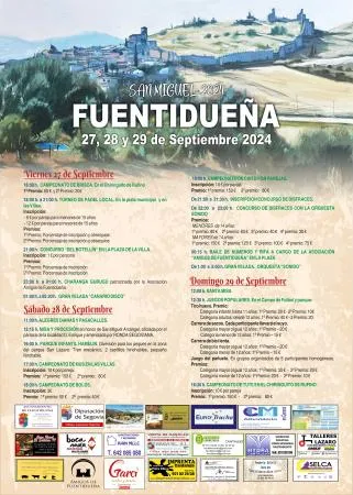 Fuentidueña anuncia las Fiestas de San Miguel 2024