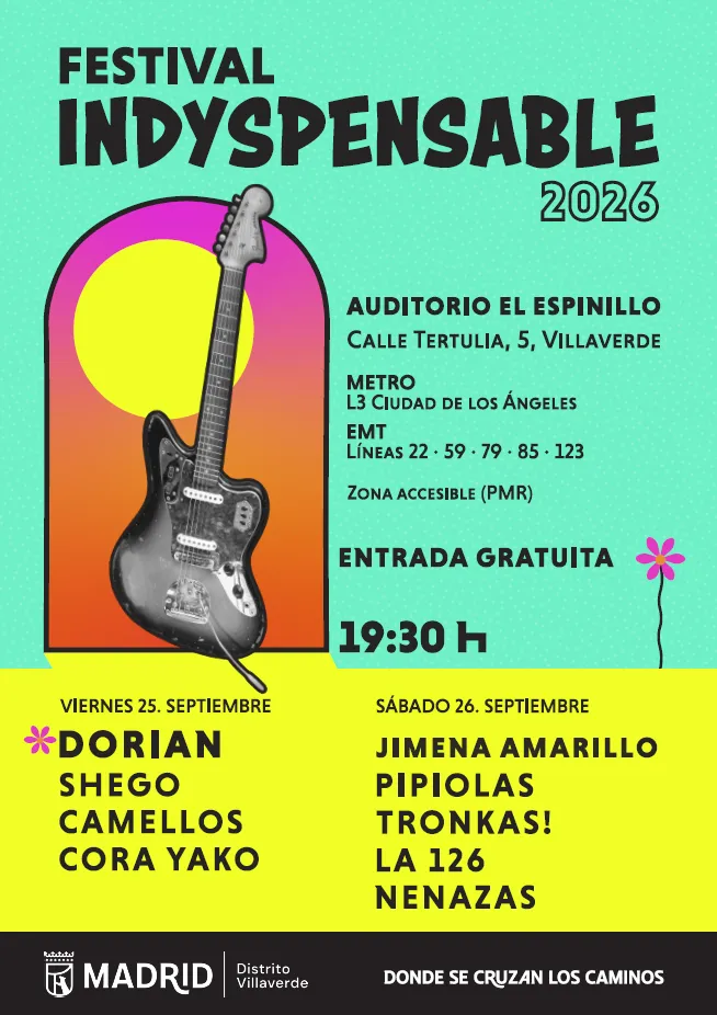 Dorian encabezará el Festival Indyspensable 2026 en Villaverde