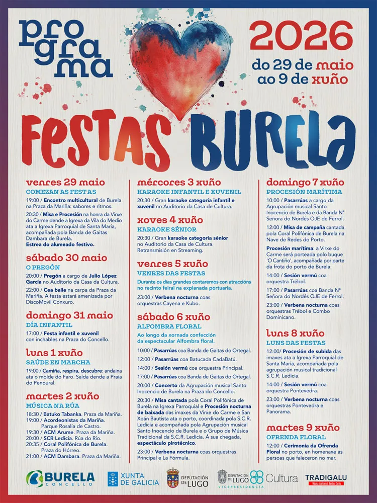 Burela celebra la Ximnasia Activa y prepara su exposición y fiestas patronales