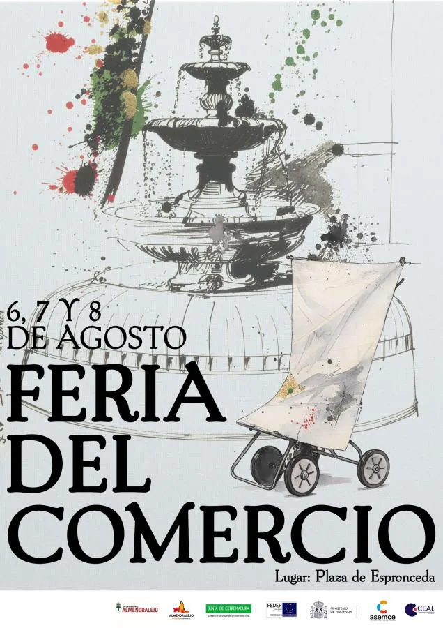 Almendralejo celebra la Feria del Comercio del 6 al 8 de agosto para impulsar el negocio local