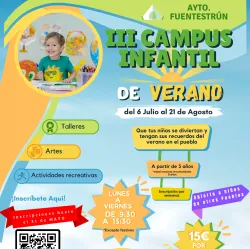 Fuentestrún abre inscripciones para su Campus de Verano Infantil 2026