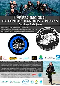 Buceadores limpian fondos marinos en Carreño como parte de una iniciativa nacional