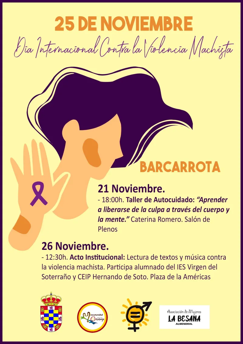 Barcarrota conmemora el Día Internacional contra la Violencia Machista con una semana de actos