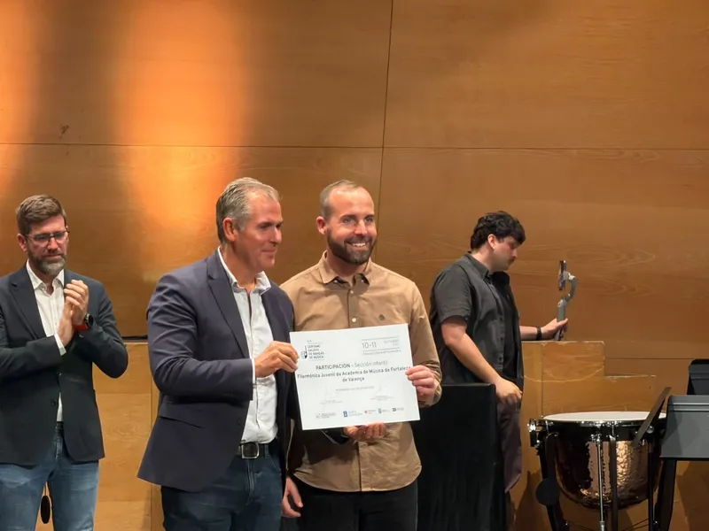 Rafa Domínguez clausura el XIX Certame Galego de Bandas de Música en Pontevedra