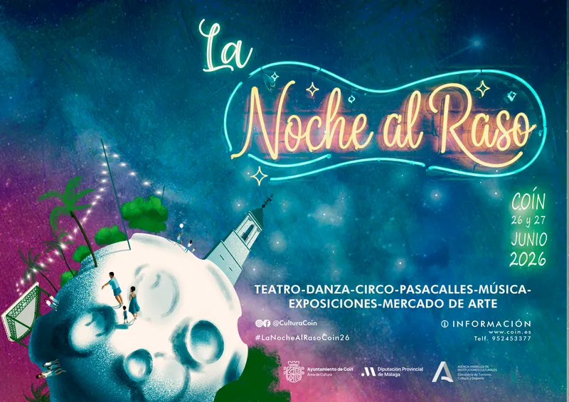 Coín impulsa la cultura con la Noche al Raso y la rehabilitación de la Escuela de Música