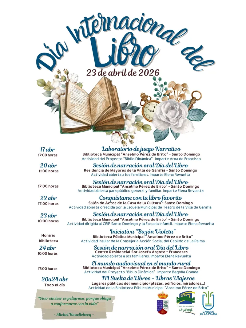 Garafía celebra la Semana del Libro con narración oral y suelta de ejemplares