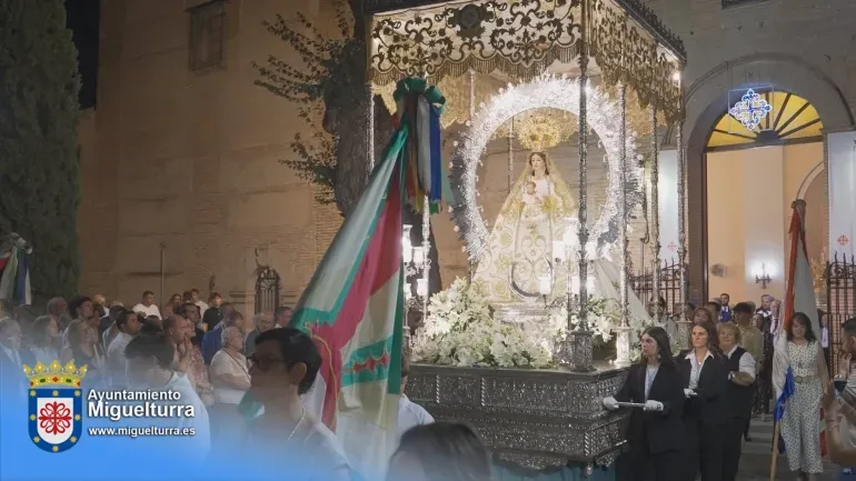 Miguelturra despide sus Ferias y Fiestas con la emotiva procesión de la Octava de la Virgen de la Estrella