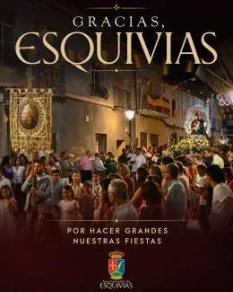 Esquivias agradece la participación en las Fiestas Patronales de la Virgen de la Leche