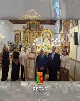 Recas celebra la festividad de la Virgen de la Oliva con autoridades provinciales y regionales