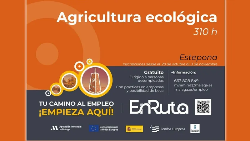 Estepona abre plazo para curso gratuito de Agricultura Ecológica con prácticas en empresas