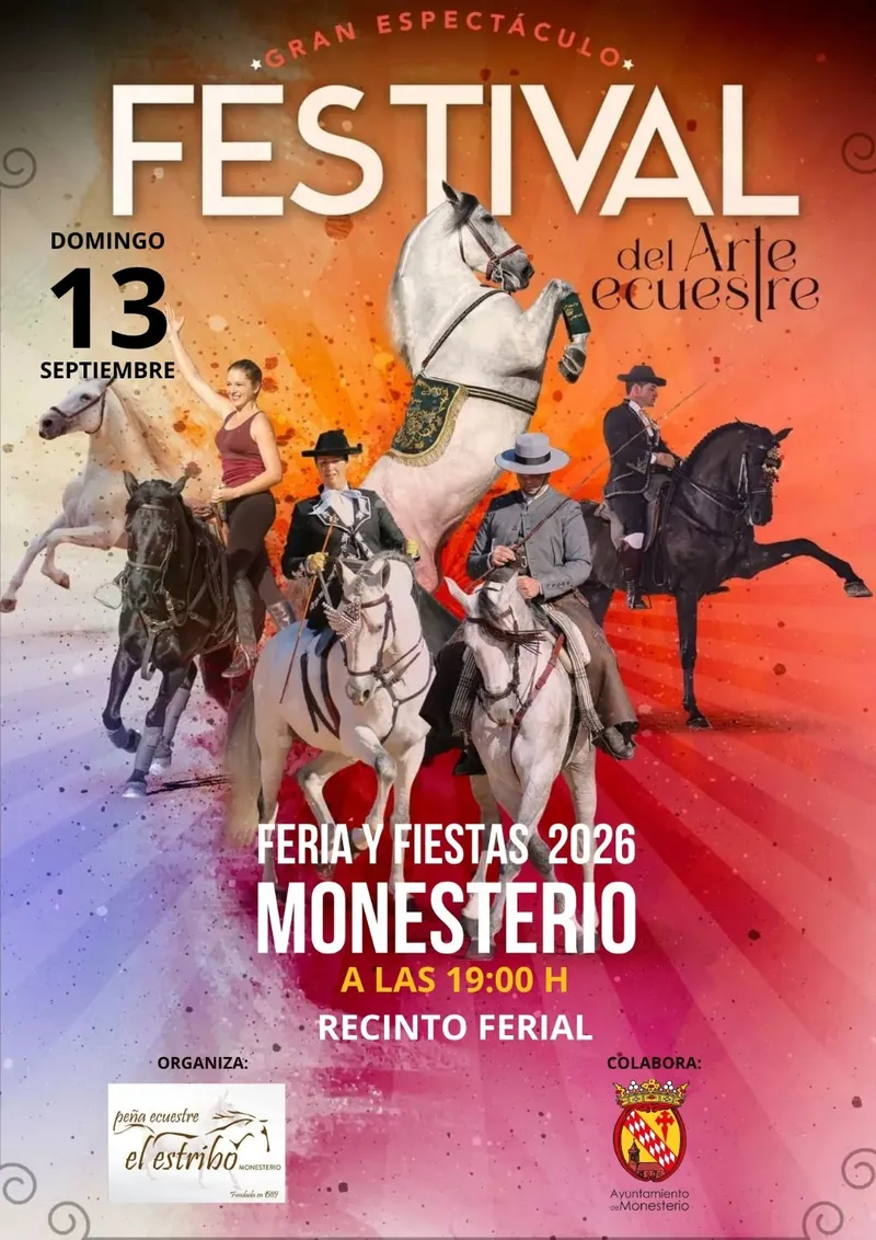 Monesterio acoge el Festival del Arte Ecuestre el próximo 13 de septiembre