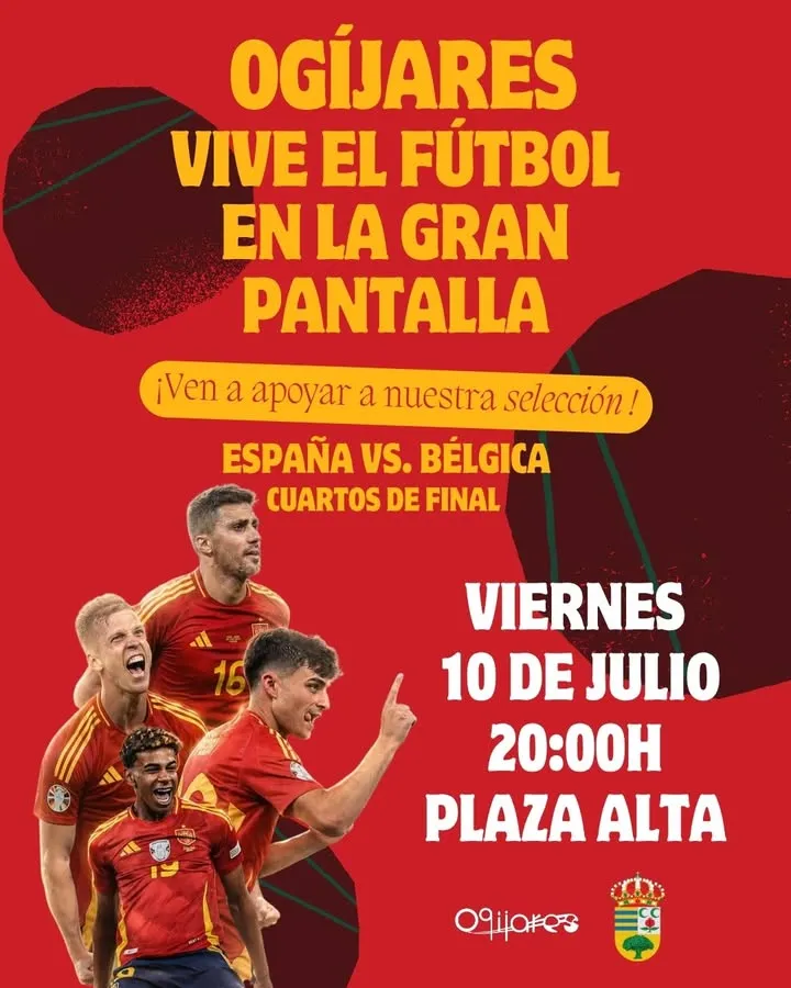 Ogíjares organiza la retransmisión de los cuartos de final de la Eurocopa en pantalla gigante