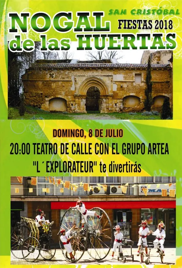 Nogal de las Huertas celebra el Día del Teatro con espectáculos al aire libre