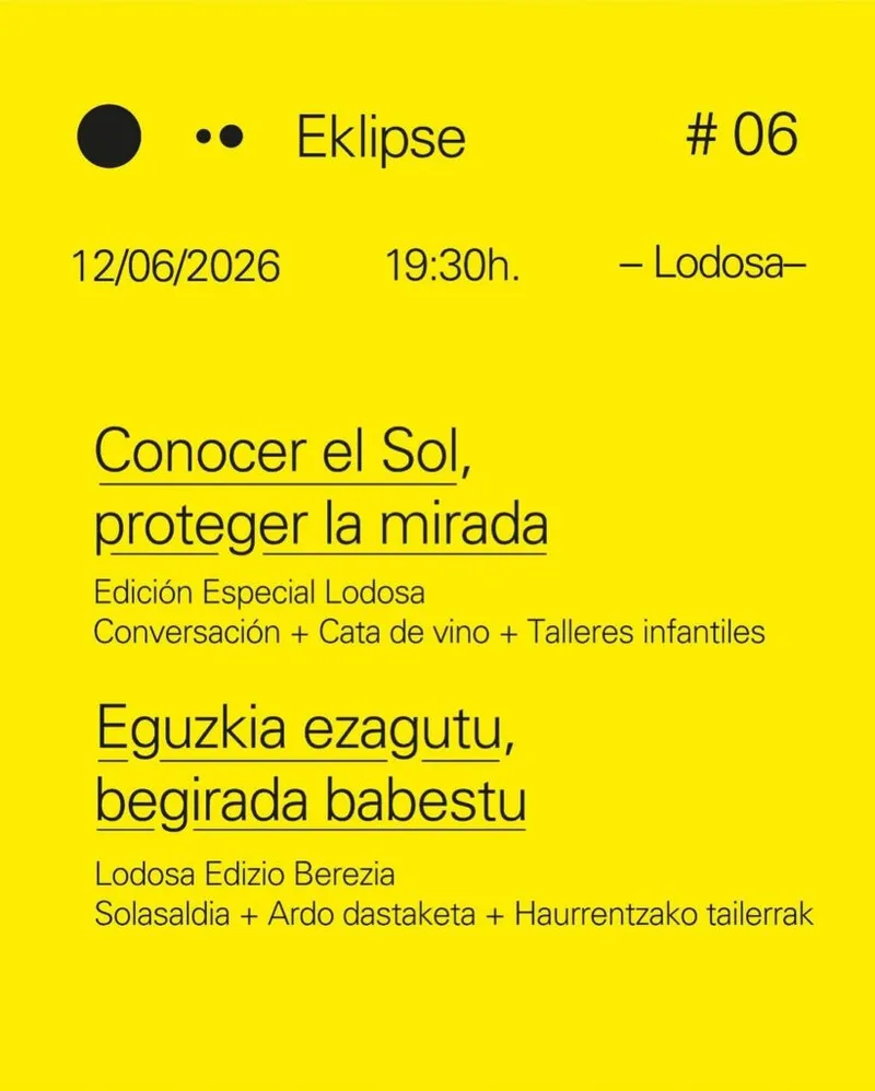 Lodosa acoge un ciclo de conferencias sobre el eclipse solar con expertos en astronomía y oftalmología