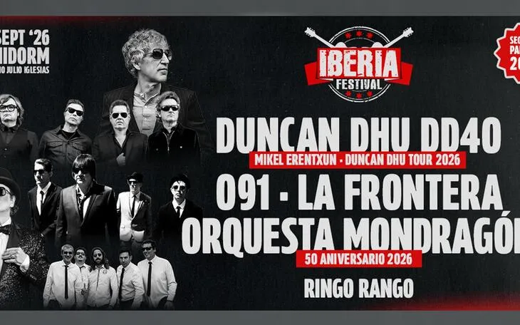 La Orquesta Mondragón cierra el cartel del Iberia Festival en Benidorm