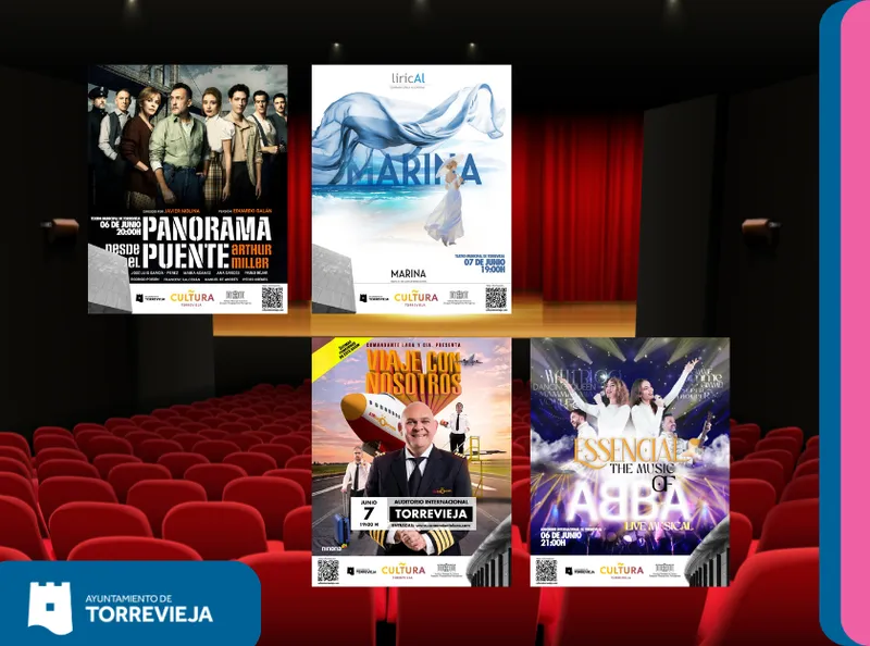 Torrevieja presenta una cartelera cultural de verano con teatro, música y humor