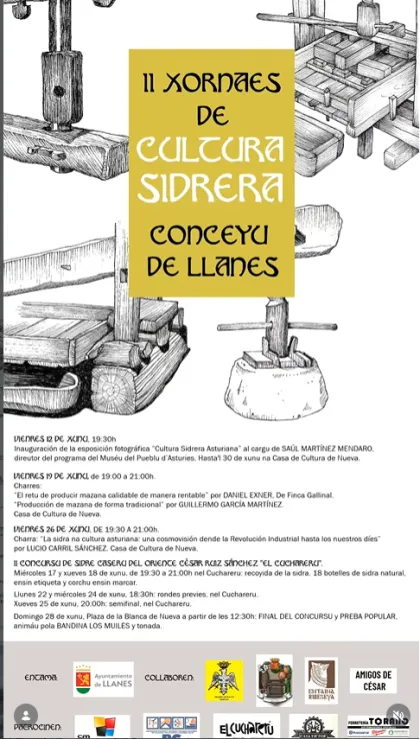Llanes celebra las II Xornaes de Cultura Sidrera con charlas y exposiciones