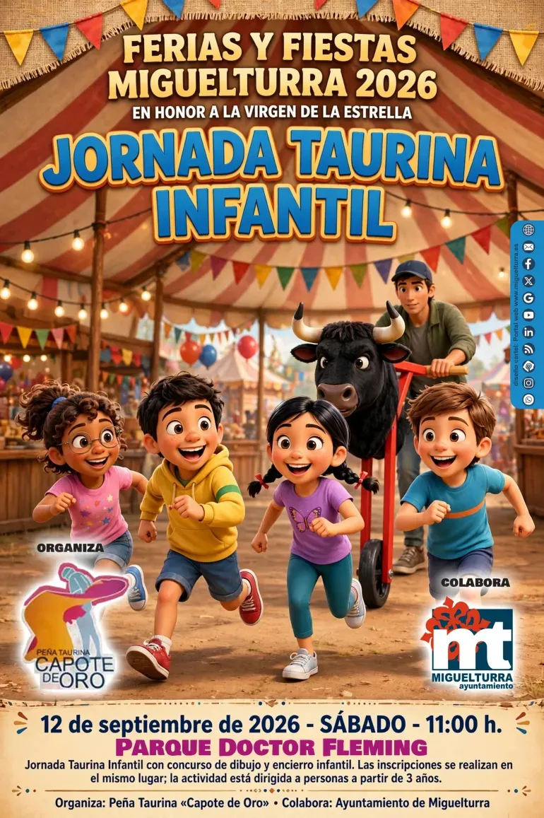 Miguelturra celebra la Jornada Taurina Infantil en sus Ferias y Fiestas