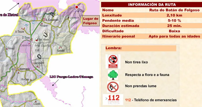 Descubre la Ruta do Batán de Folgoso en Xermade: un viaje histórico de 2,3 km