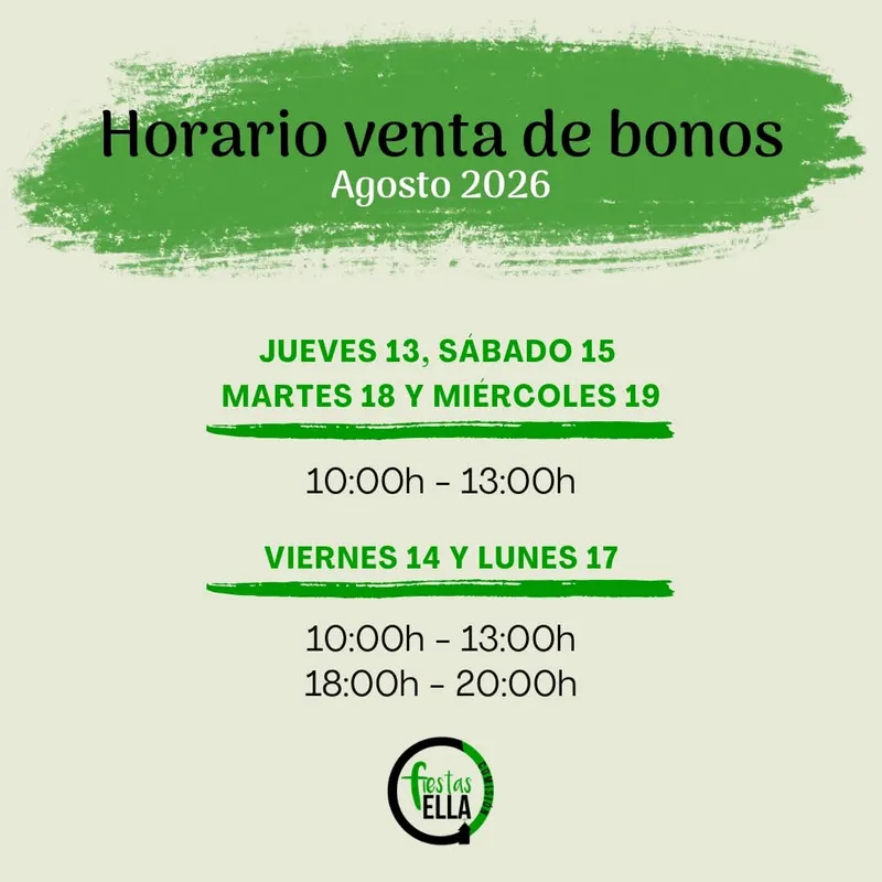 Cella pone a la venta los bonos para las fiestas de San Clemente 2026 a partir del 13 de agosto