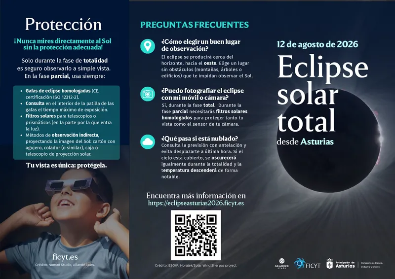 Candamo difunde información sobre el próximo eclipse solar total