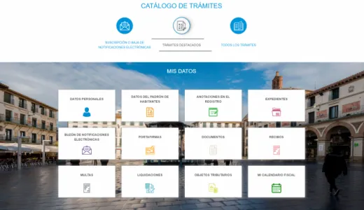 Tudela abre su Sede Electrónica para trámites municipales online